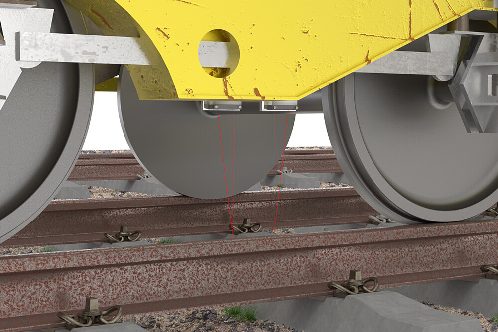 Slijtagetest op rails