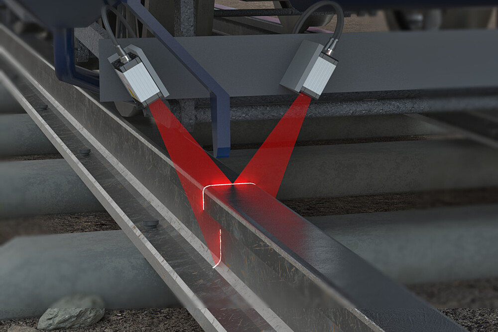Laserscanner voor railinspectie