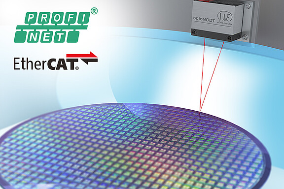 Lasersensor met Industrial Ethernet-interface