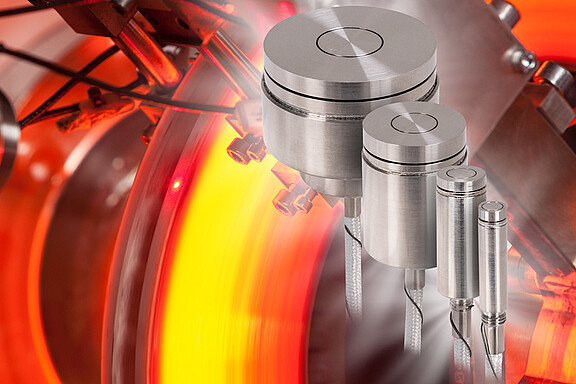 capaNCDT-sensoren met een roodgloeiende remschijf