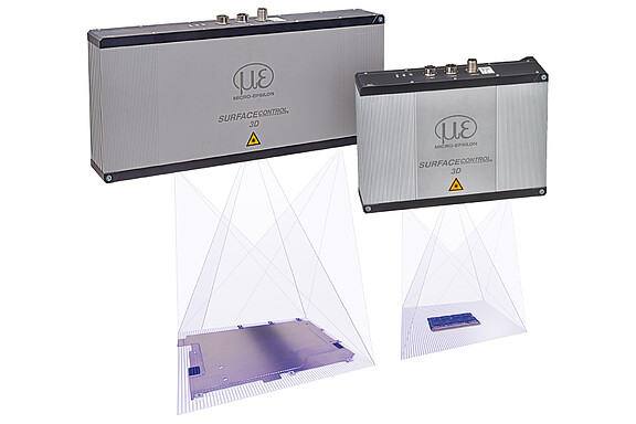 Zeer nauwkeurige 3D-snapshot-sensor surfaceCONTROL 3D 35x0