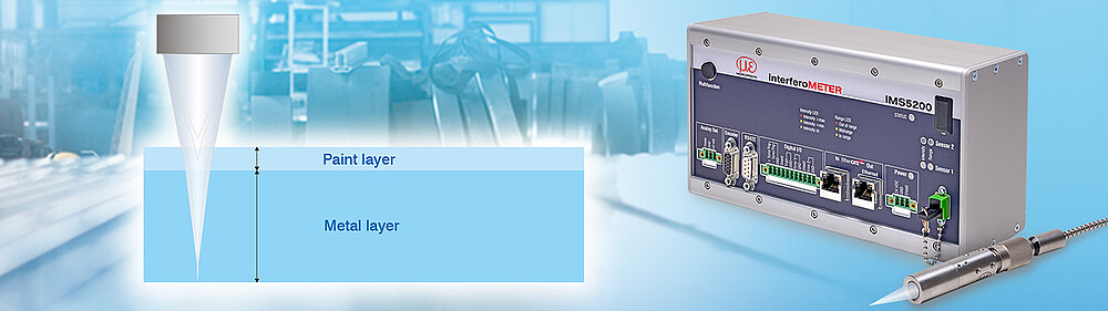 Testing the paint thickness