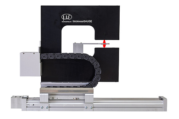 Gecombineerde dikte- en 3D-profielmeting met thicknessGAUGE 3D