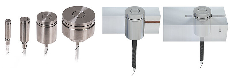 Capacitive high temperature sensors