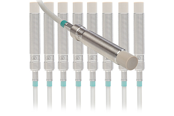 Sensoren afgebeeld in één rij