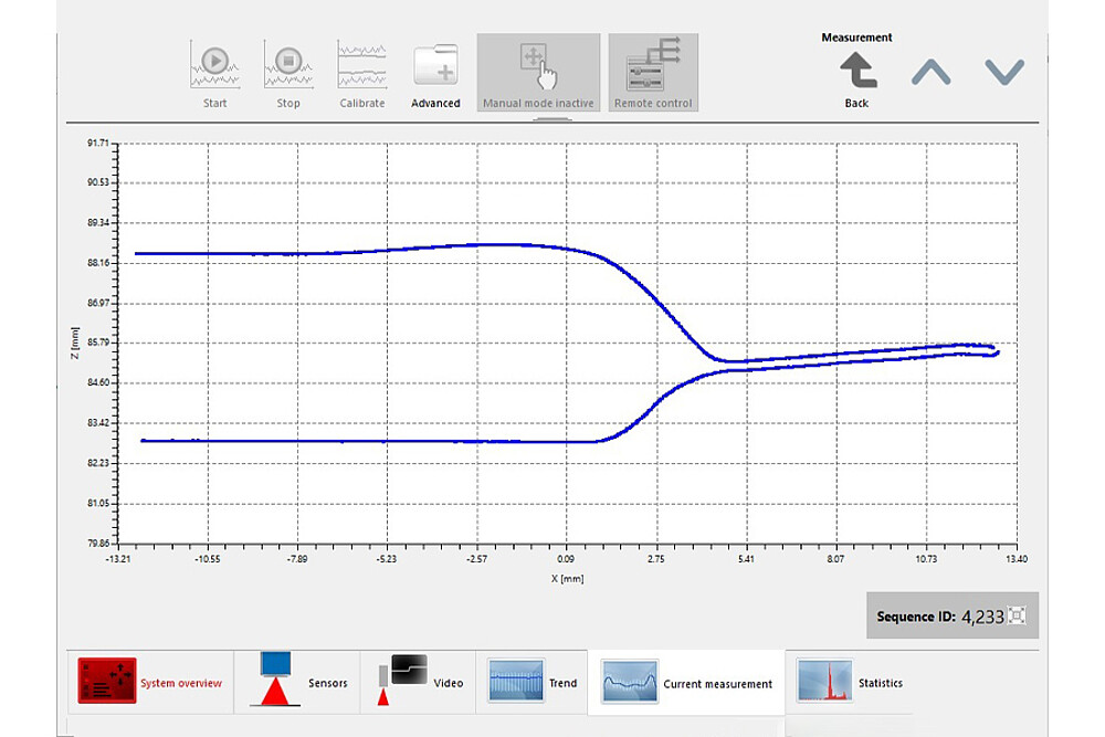Measurement with thicknessGAUGE 3D