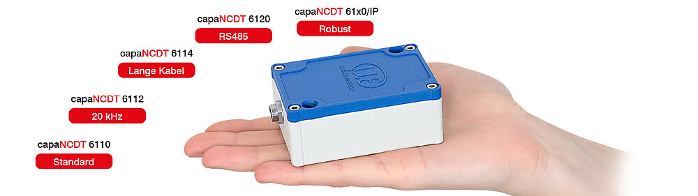 Verschillende capaNCDT-versies
