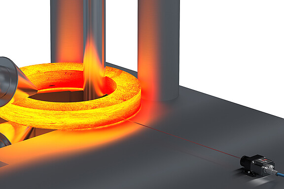Knife diameter on seamless rolled rings