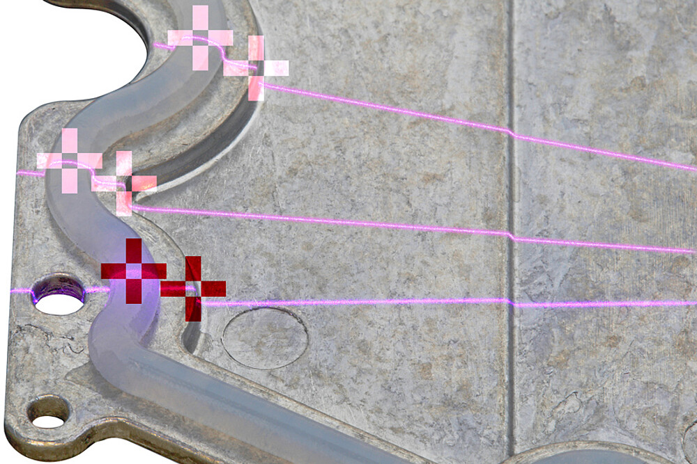 Volgen van complexe profielen met een laserscanner