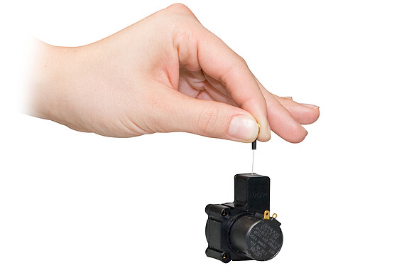 Trekdraadsensor past in één hand