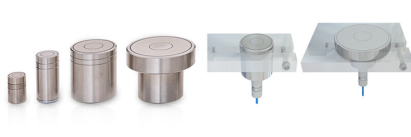 Cylindrical sensors with female connector