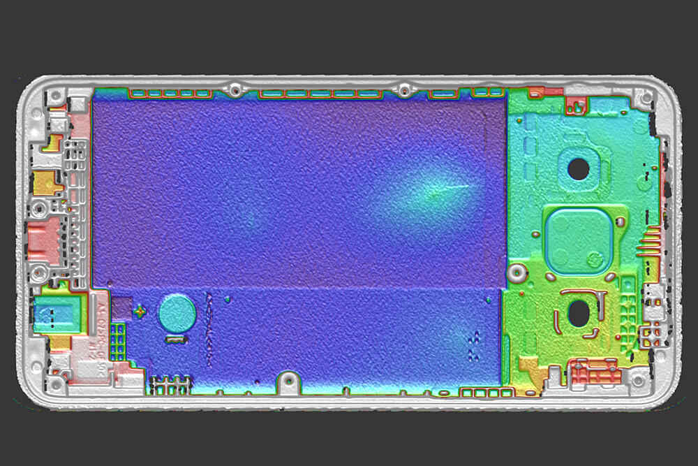 Detectie van oppervlaktedefecten op een smartphonebehuizing
