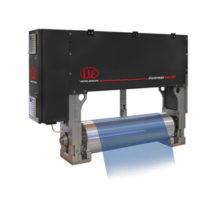 thicknessGAUGE - Compact O-frame voor scheidingsfolie Meetsystemen voor de batterijproductie