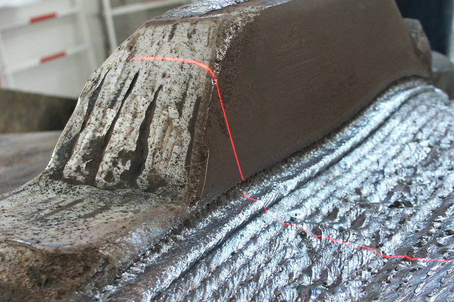 Berekening robotroute voor reparatielassen