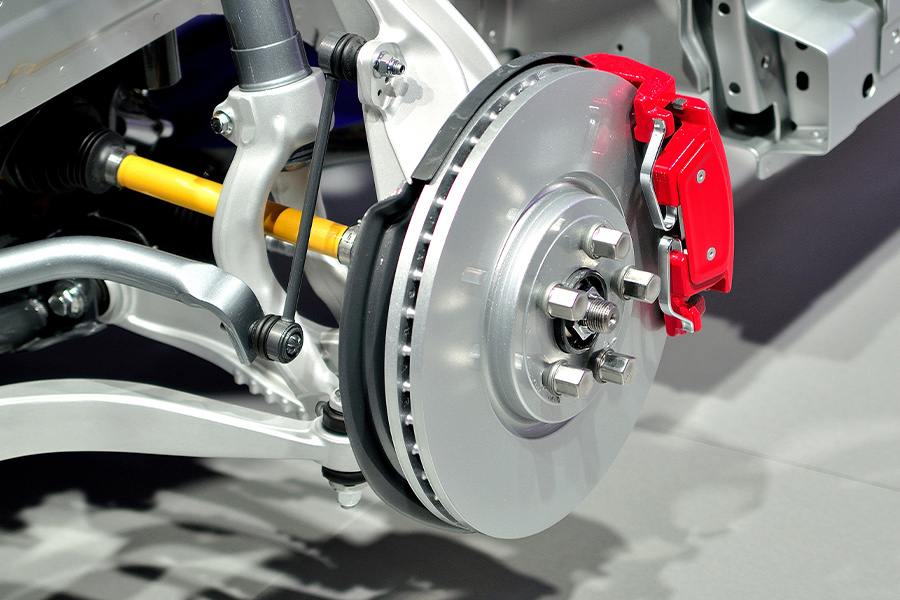 Meting vervorming van remschijven