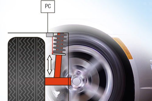 Vibration displacement measurement for chassis tests