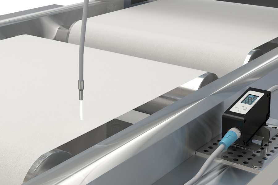 Inline breukdetectie van bandmateriaal