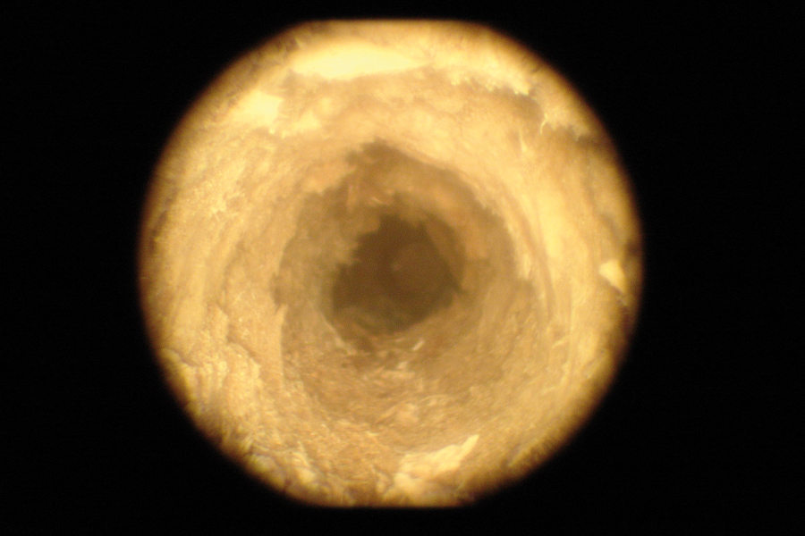 Gebouwinspectie met endoscopen