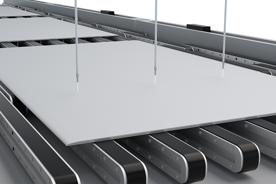 Kleurinspectie van bandprocessen