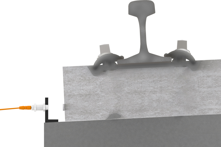 Vervormingsmeting van betonvoegen en spoorbielzen